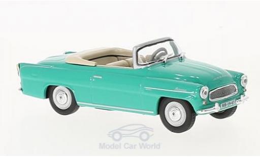Skoda Felicia 1/43 Abrex Roadster türkis 1963 modellino in miniatura
