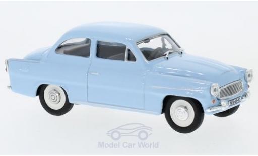 Skoda Octavia 1/43 Abrex blu 1963 modellino in miniatura