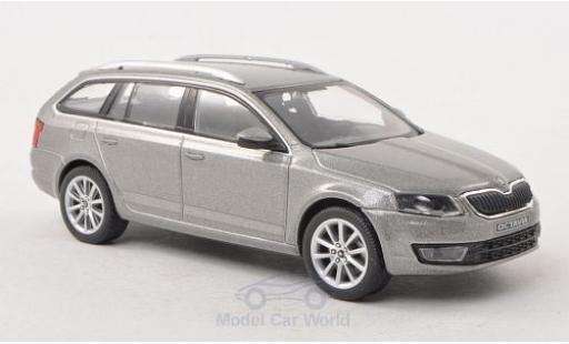 Skoda Octavia Combi 1/43 Abrex III Combi metallico grigio 2013 modellino in miniatura