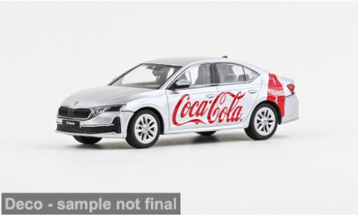 Skoda Octavia 1/43 Abrex IV FL silber 2024 Coca Cola 1:43 modellino in miniatura
