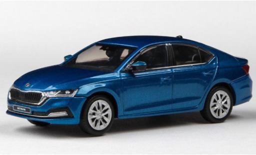 Skoda Octavia 1/43 Abrex IV metallico blu 2020 modellino in miniatura