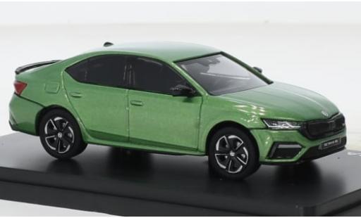 Skoda Octavia 1/43 Abrex IV RS metallise gr&uuml;n 2020 1:43 modellino in miniatura