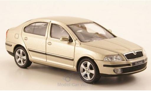 Skoda Octavia 1/43 Abrex metallico beige modellino in miniatura