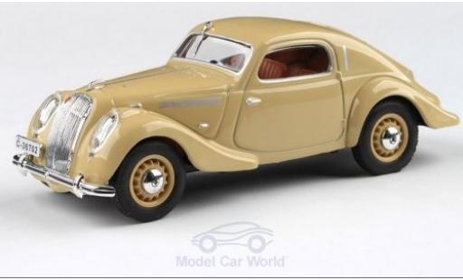 Skoda Popular Sport 1/43 Abrex Monte Carlo beige RHD 1937 modellino in miniatura