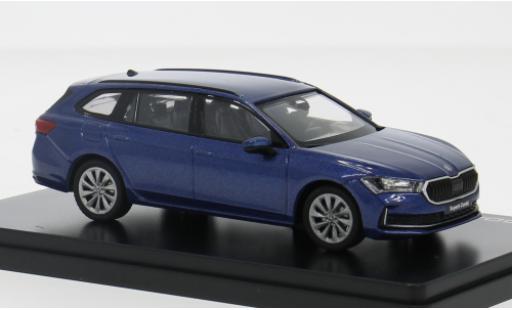 Skoda Superb 1/43 Abrex IV blau 2024 1:43 modellino in miniatura