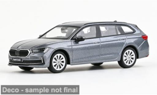 Skoda Superb 1/43 Abrex VI grau 2023 1:43 modellino in miniatura