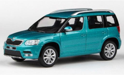 Skoda Yeti 1/43 Abrex FL metallico türkis 2013 modellino in miniatura