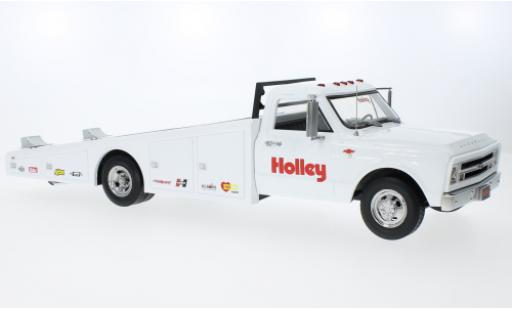 Chevrolet C-30 1/18 ACME Ramp Truck bianco Holley Speed Shop 1967 modellino in miniatura