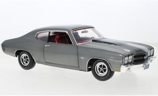 Chevrolet Chevelle 1/18 ACME LS6 metallise grigio/nero 1970 modellino in miniatura