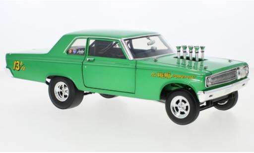 Dodge Coronet 1/18 ACME AWB metallise verde 1965 modellino in miniatura
