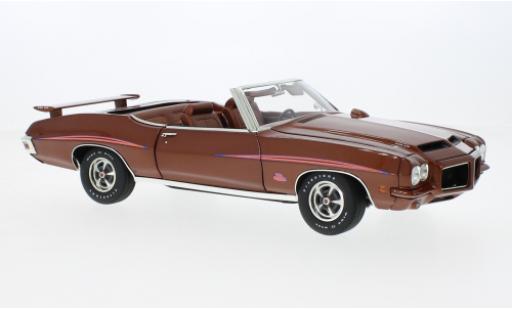 Pontiac GTO 1/18 ACME Cabriolet brun The Judge 1971 modellino in miniatura