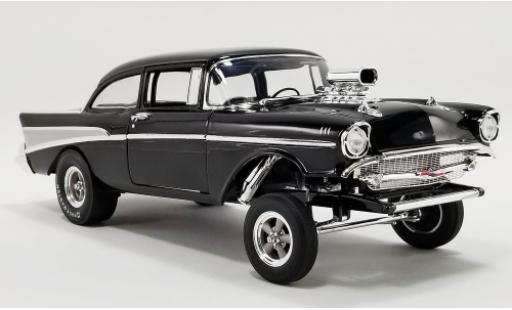 Chevrolet Bel Air 1/18 ACME Gasser nero 1957 Night Stalker modellino in miniatura