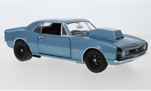 Chevrolet Camaro 1/18 ACME SS Drag metallico blu/nero 1967 modellino in miniatura