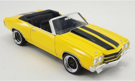 Chevrolet Chevelle 1/18 ACME Super Sport Convertibile Restomod giallo/nero 1970 modellino in miniatura