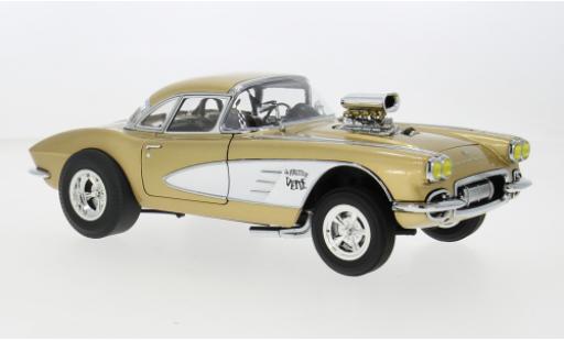 Chevrolet Corvette 1/18 ACME Gasser bronze/gelb 1961 1:18 modellino in miniatura