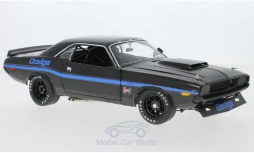 Dodge Challenger 1/18 ACME Trans Am Street Version nero/blu 1970 modellino in miniatura