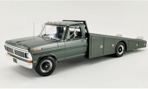 Ford F-350 1/18 ACME Ramp Truck metallico verde 1970 modellino in miniatura