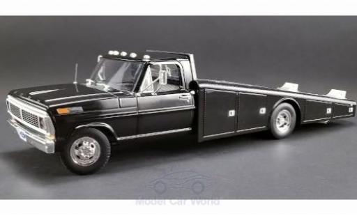 Ford F-350 1/18 ACME Ramp Truck nero 1970 modellino in miniatura