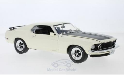 Ford Mustang 1/18 ACME Boss 302 bianco/matt-nero 1969 modellino in miniatura