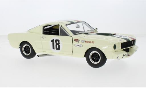 Shelby GT 350 1/18 ACME Ford Mustang R weiss/rot No.18 1965 1:18 modellino in miniatura