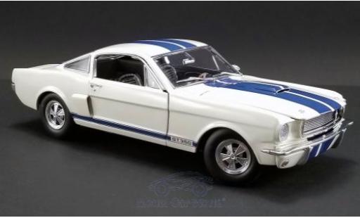 Ford Mustang 1/18 ACME Shelby GT350 Supercharged bianco/blu 1966 modellino in miniatura