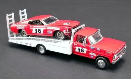 Ford Mustang 1/64 ACME No.38 Allan Moffat Racing Trans-Am 1969 avec F-350 Ramp Truck A.Moffat modellino in miniatura