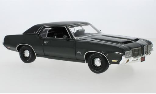 Oldsmobile Cutlass 1/18 ACME SX verde/matt-nero 1971 Rocket 455 modellino in miniatura