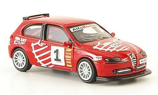 Alfa Romeo 147 cup version 1/87 Ricko No.1 rosso 2001 modellini auto
