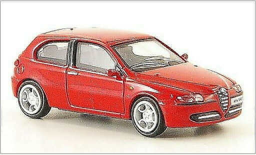 Alfa Romeo 147 berlina 1/87 Ricko rosso 2001 modellini auto