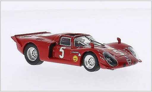Alfa Romeo 33.2 spyder 1/43 Best No.5 Montlhery 1969 /G.Verrier modellini auto