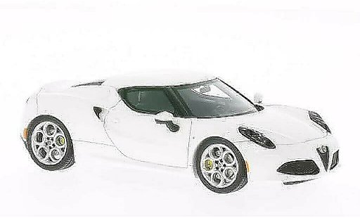 Alfa Romeo 4C coupe 1/43 Spark bianco modellini auto