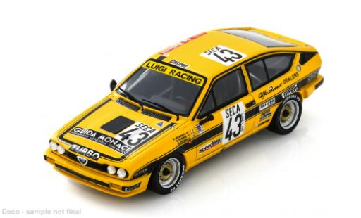 Alfa Romeo GT 1/43 Spark V 6 24h Spa 1982 #43 M.Micangeli/G.Francia 1:43 modellino in miniatura
