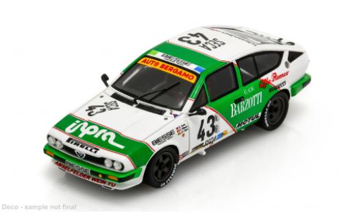 Alfa Romeo GT 1/43 Spark V 6 24h Spa 1984 #43 D.Suster/P.Witmeur 1:43 modellino in miniatura
