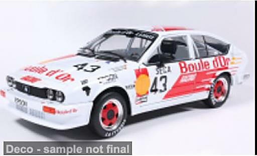 Modellini auto Alfa Romeo GT V 6 24h Spa 1985 #43 B.De Dryver/F-X.Boucher 1/18 Solido
