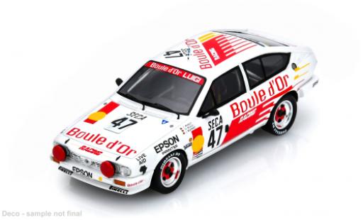 Alfa Romeo GT 1/43 Spark V 6 24h Spa 1985 #47 P.Meirelles/C.Melville 1:43 modellino in miniatura