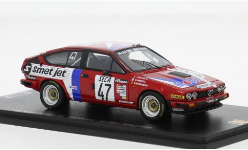 Alfa Romeo GT 1/43 Spark V6 24h Spa 1982 #47 R.van Hove/D.Snobeck 1:43 modellino in miniatura