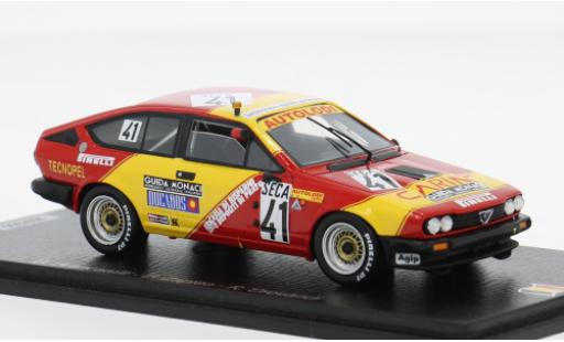 Alfa Romeo GT 1/43 Spark V6 24h Spa 1983 #41 G.Brancatelli/E.Zapico 1:43 modellino in miniatura