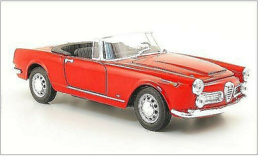Alfa Romeo 2600 spider 1/24 Welly 2600 rosso 1960 modellini auto
