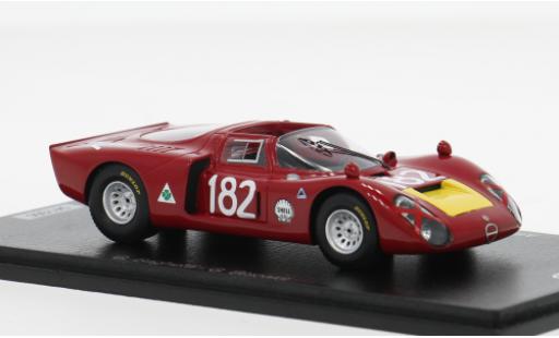 Alfa Romeo T33 1/43 Spark /2 Targa Florio 1968 #182 G.Baghetti/G.Biscaldi 1:43 modellino in miniatura