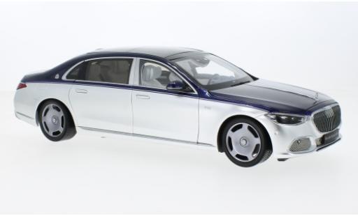 Mercedes CLA 1/18 Almost Real Maybach S-classe metallise blu/d 2021 modellino in miniatura