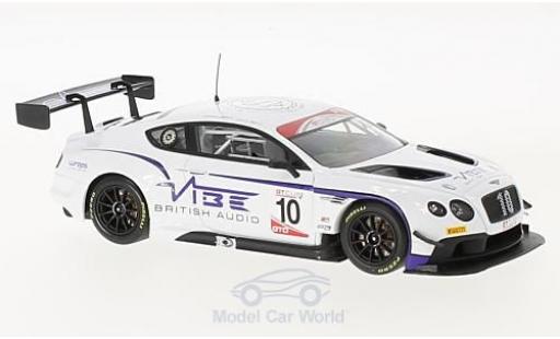 Bentley Continental T 1/43 Almost Real GT3 RHD No.10 Jordan Witt Racing GT Cup 2016 J.Witt/D.Witt modellino in miniatura
