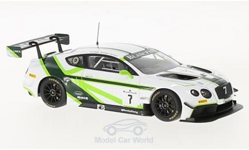 Bentley Continental T 1/43 Almost Real GT3 RHD No.7 Blancpain GT Series 2016 Launch Livery G.Smith/S.Kane/V.Abril modellino in miniatura