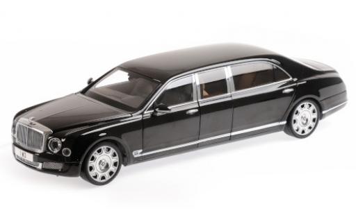 Bentley Mulsanne 1/18 Almost Real Grand Limousine by Mulliner nero 2017 modellino in miniatura