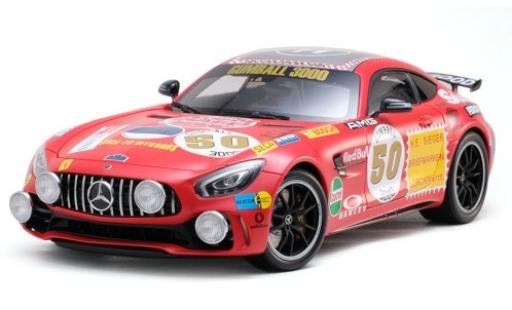 Mercedes AMG GT 1/18 Almost Real R (C190) 2017 Rote Sau avec Zusatzscheinwerfern No.50 Gumball 3000 modellino in miniatura