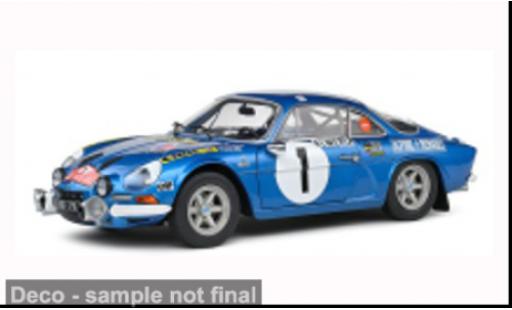 Alpine A110 1/18 Solido 1600 S Rallye Monte Carlo 1972 #1 1:18 modellino in miniatura
