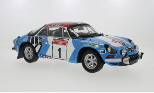 Alpine A110 1/12 Ottomobile 1800 Rally San Remo 1973 #1 J-L.Therier 1:12 modellino in miniatura