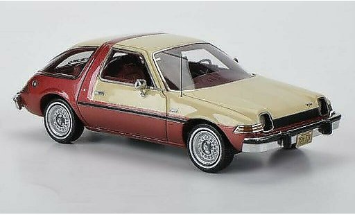 AMC Pacer berline 1/43 Neo beige/rosso 1975 modellini auto