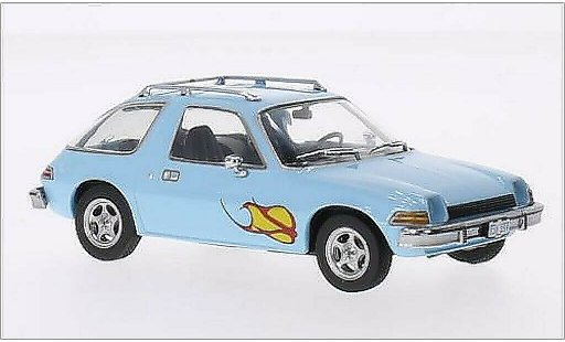AMC Pacer berline 1/43 Greenlight blu/Dekor 1977 modellini auto
