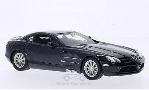 Mercedes SLR 1/24 Motormax McLaren metallico grigio modellino in miniatura
