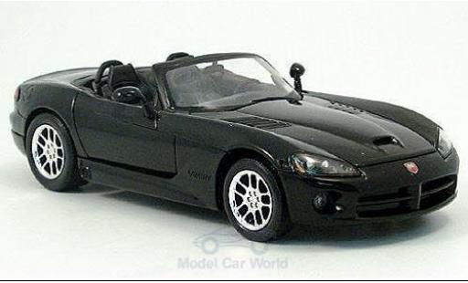 Dodge Viper 1/24 Welly SRT-10 nero 2003 modellino in miniatura